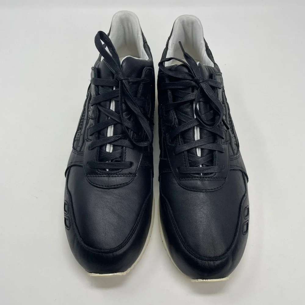 Asics Gel-Lyte III Kith Grand Opening Men Black Leather Sneakers H41HK Size 11.5 - Picture 3 of 9